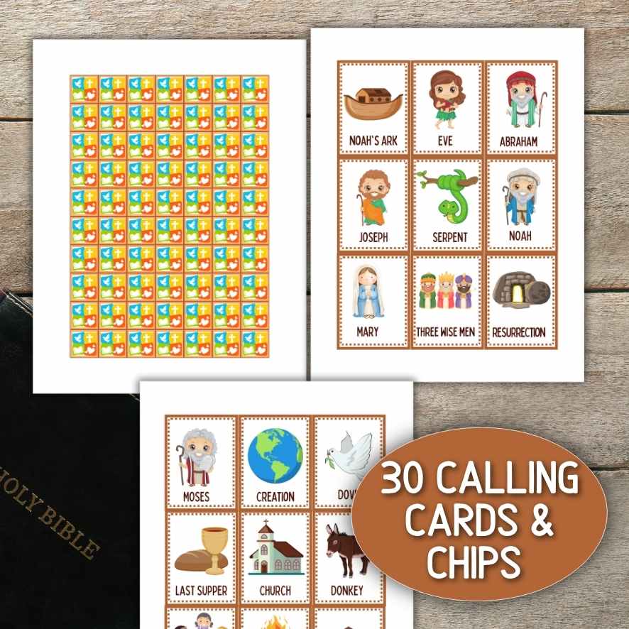 100 BIBLE BINGO CARDS - Image 7