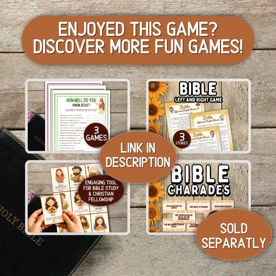 100 BIBLE BINGO CARDS - Image 9
