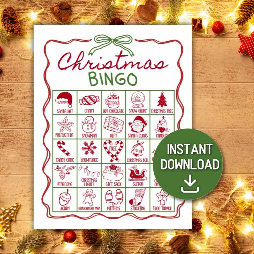 100 CHRISTMAS BINGO CARDS - Image 3