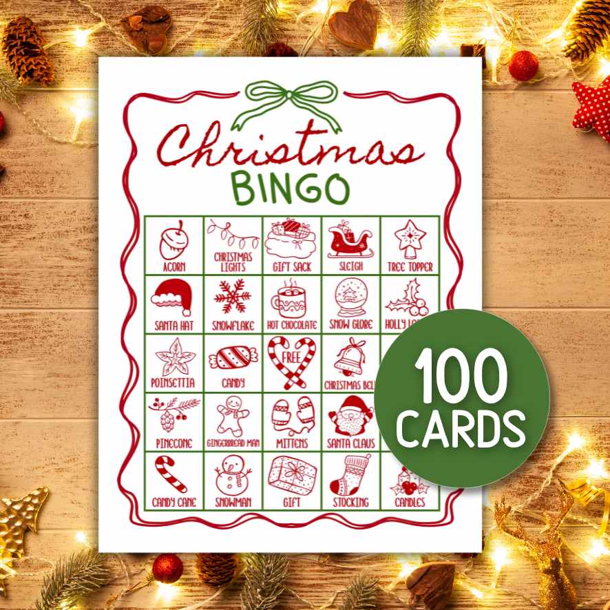 100 CHRISTMAS BINGO CARDS - Image 4
