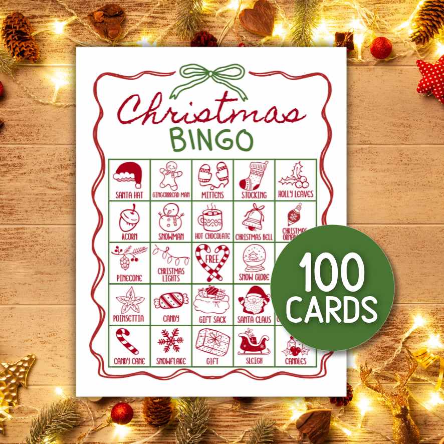 100 CHRISTMAS BINGO CARDS - Image 5