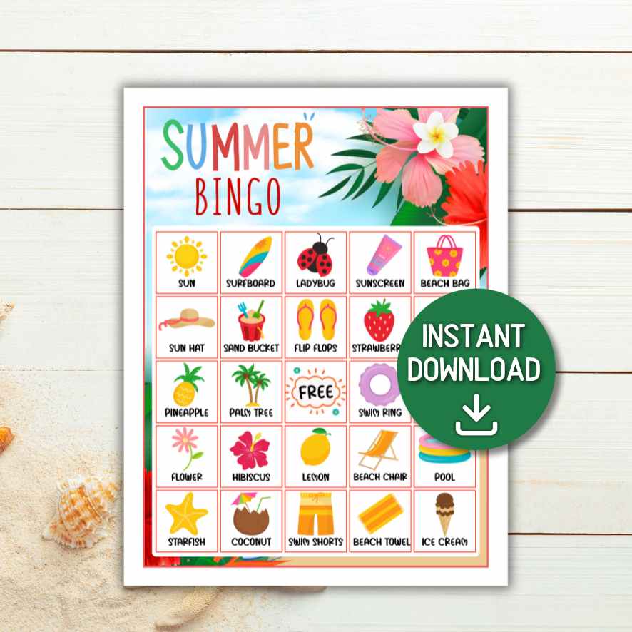 30 SUMMER BINGO CARDS - Image 2