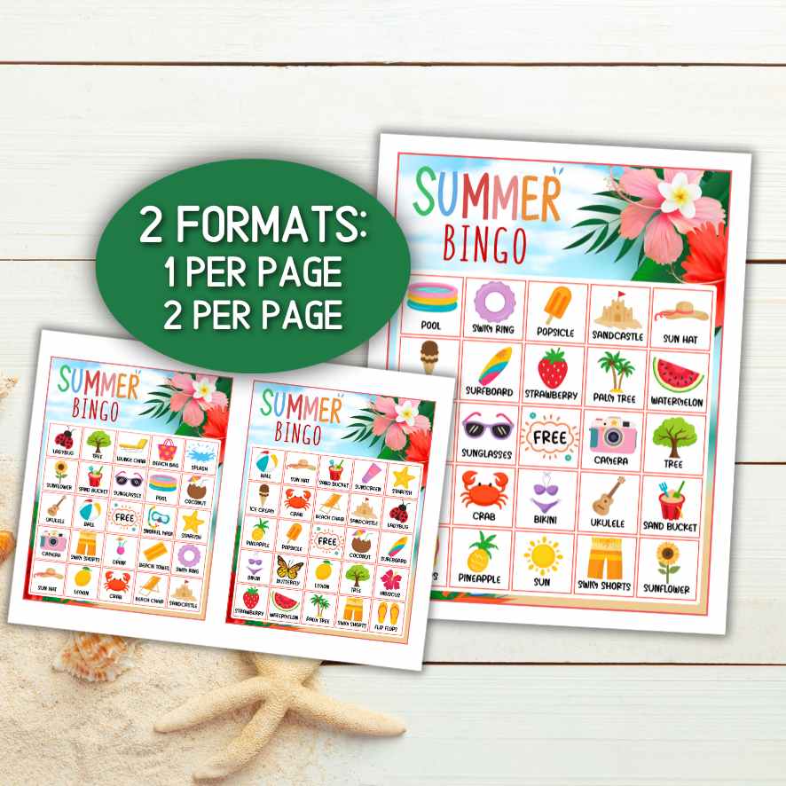 30 SUMMER BINGO CARDS - Image 6