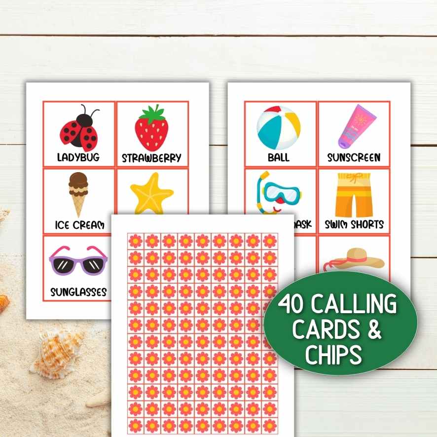 30 SUMMER BINGO CARDS - Image 7