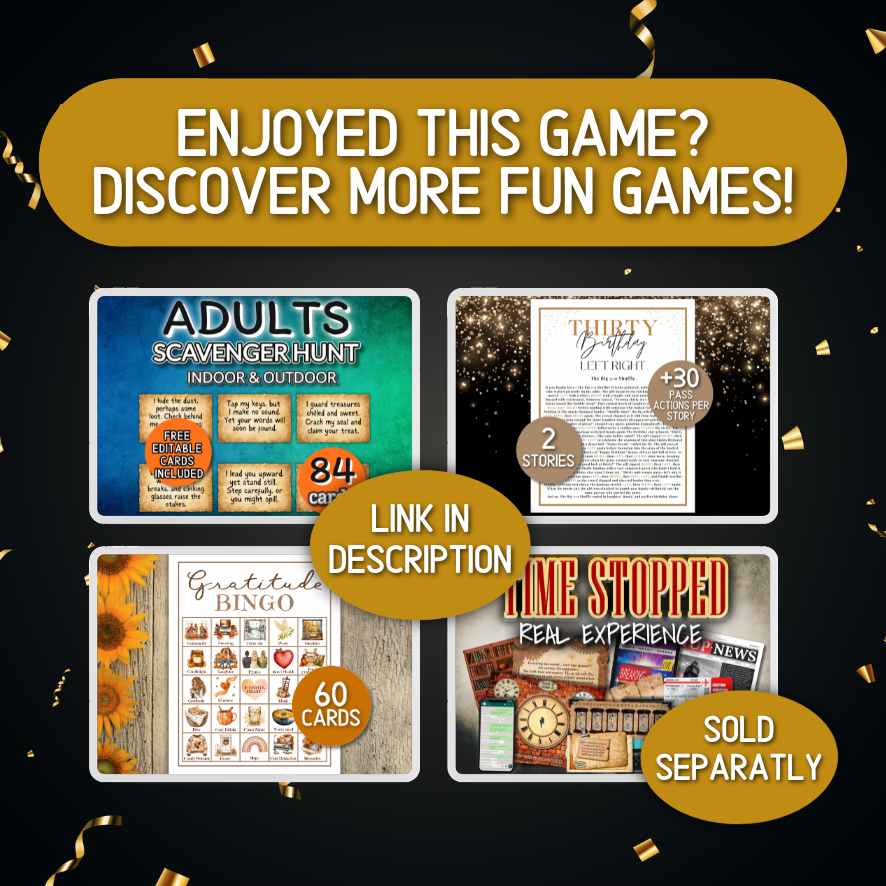 30TH BIRTHDAY GAMES BUNDLE PRINTABLE - Image 11