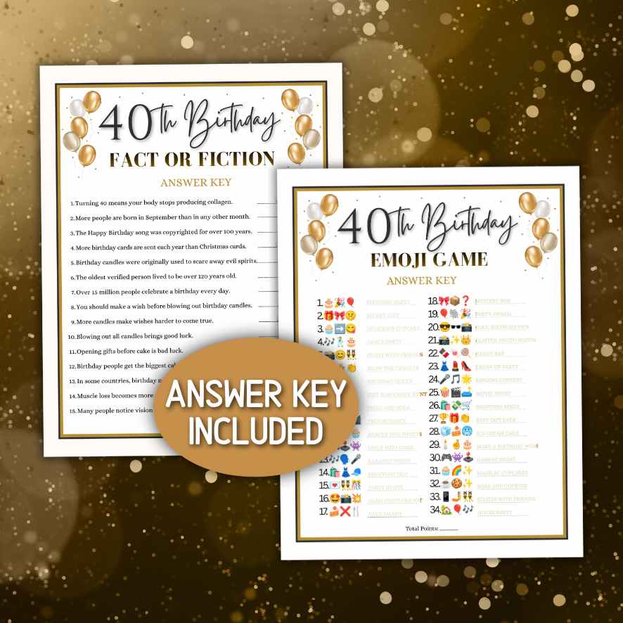 40TH BIRTHDAY GAMES BUNDLE - Image 8