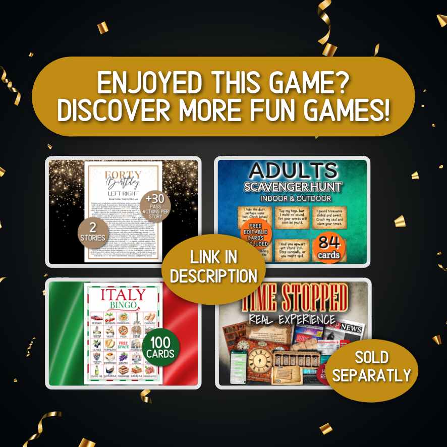 40TH BIRTHDAY GAMES PRINTABLE - Image 10