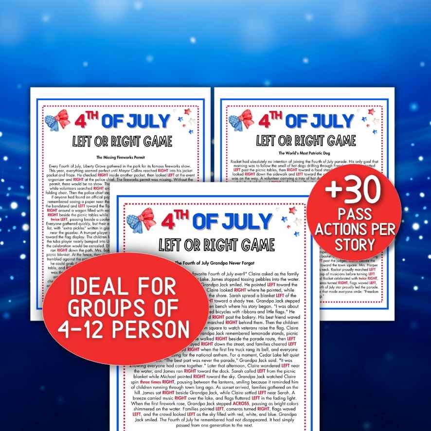 4TH OF JULY LEFT OR RIGHT GAME - Image 4