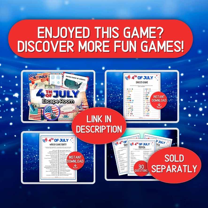 4TH OF JULY THINK FAST GAME PRINTABLE - Image 7