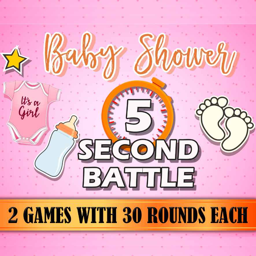 5 SECOND BABY SHOWER GIRL GAME