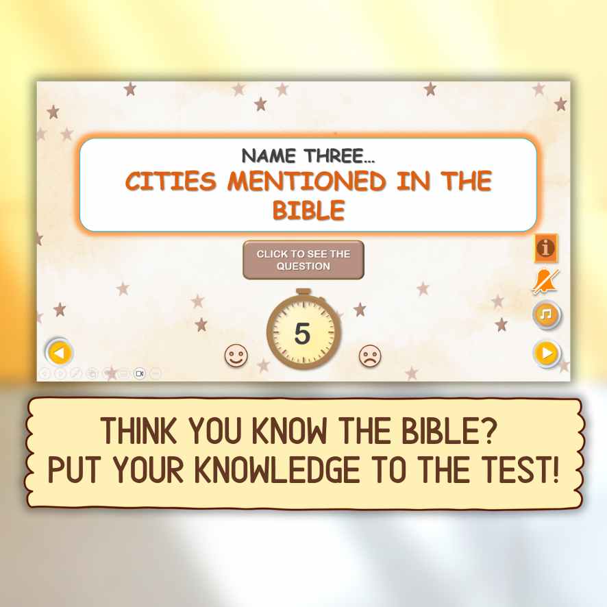 5 SECOND BIBLE GAME POWERPOINT - Image 2