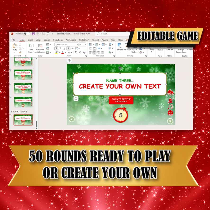 5 SECOND CHRISTMAS GAME POWERPOINT - Image 3