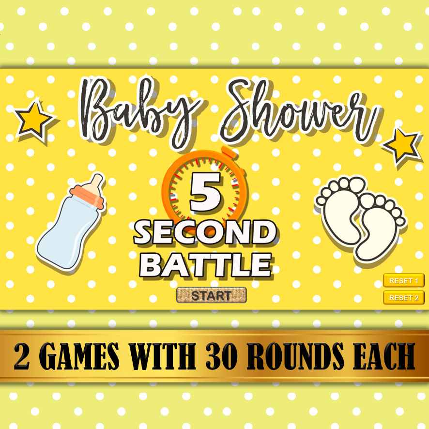 5 SECOND GAME BABY SHOWER ZOOM GAMES - Image 4