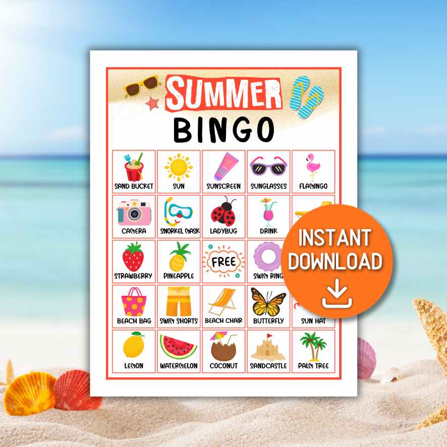 50 SUMMER BINGO CARDS - Image 2