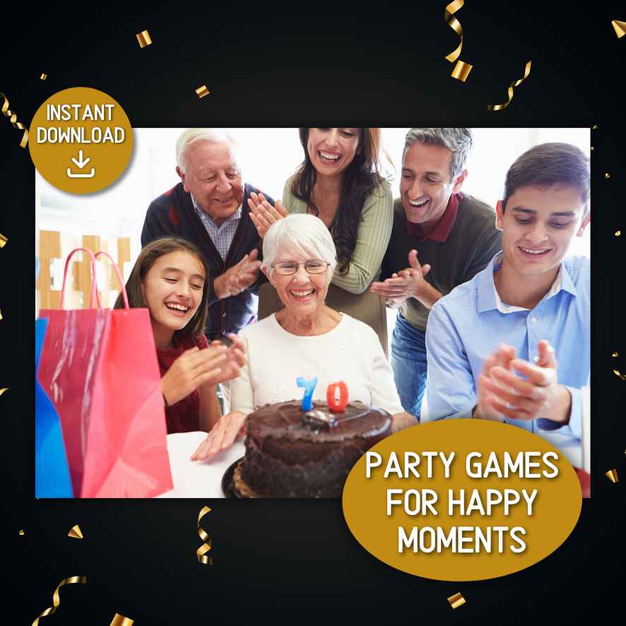 70TH BIRTHDAY GAMES ADULTS - Image 8