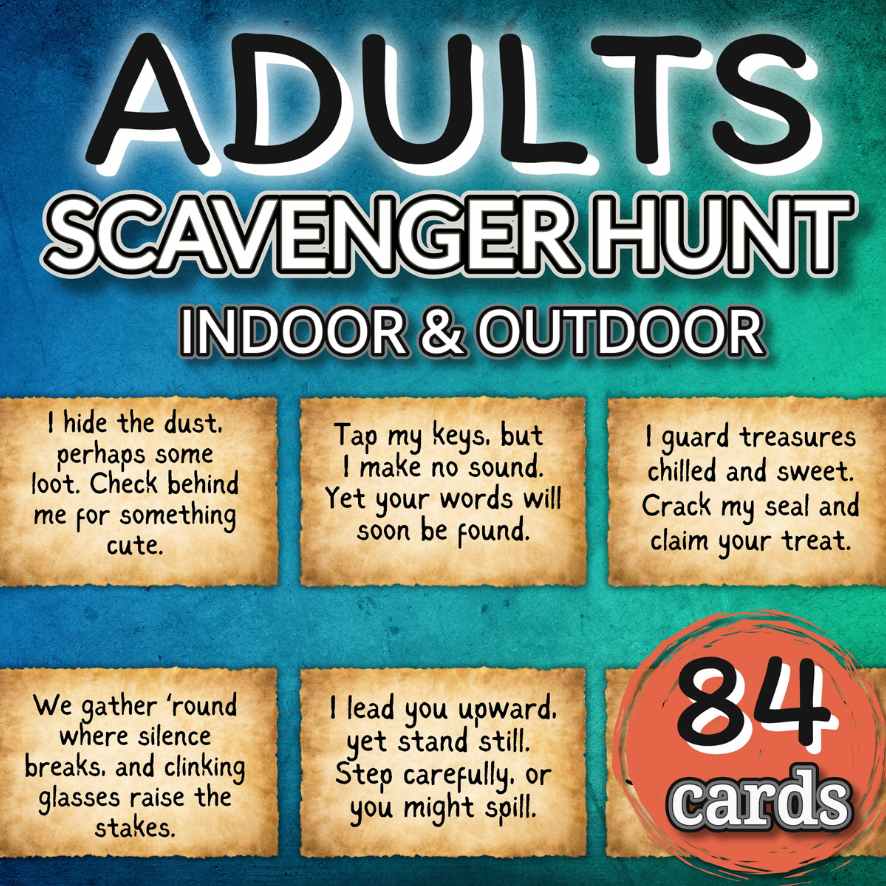 ADULTS SCAVENGER HUNT