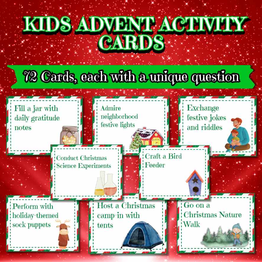 ADVENT ACTIVITY CARDS FOR KIDS