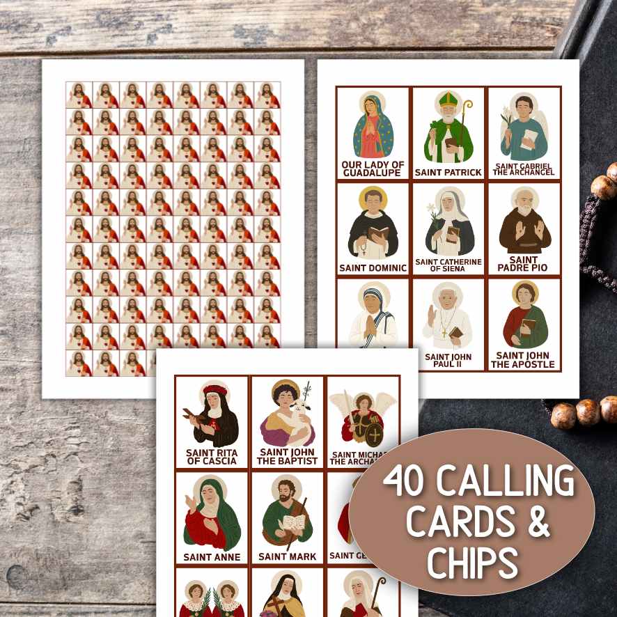 ALL SAINT“S DAY CATHOLIC SAINTS BINGO - Image 6
