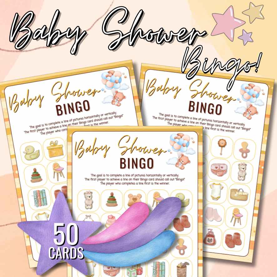 BABY SHOWER BINGO GAME