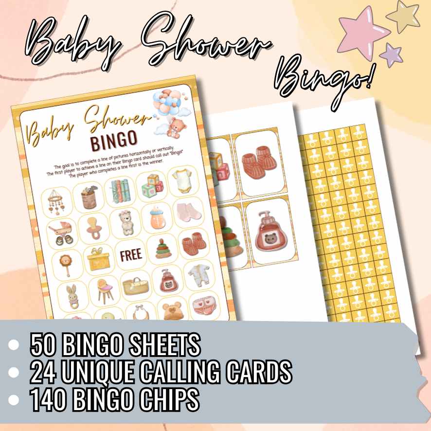BABY SHOWER BINGO GAME - Image 3