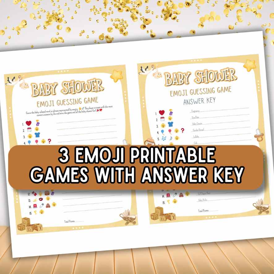 BABY SHOWER EMOJI GAMES - Image 3