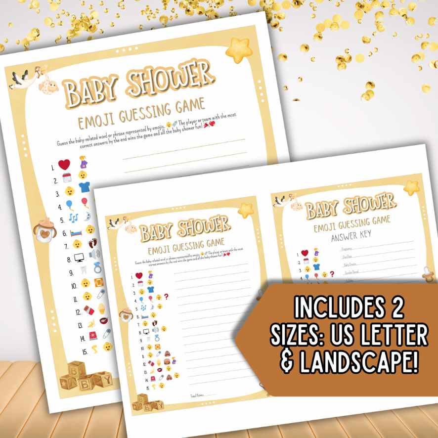 BABY SHOWER EMOJI GAMES - Image 4