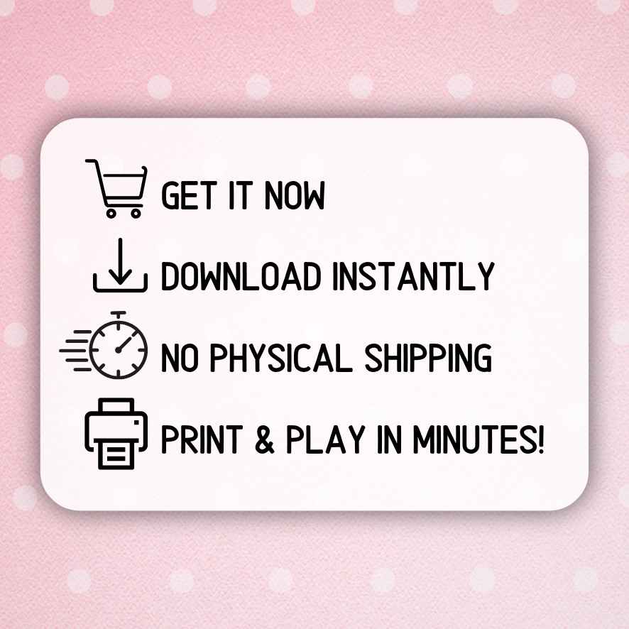 BABY SHOWER ESCAPE ROOM GIRL - PRINT AND PLAY - Image 7