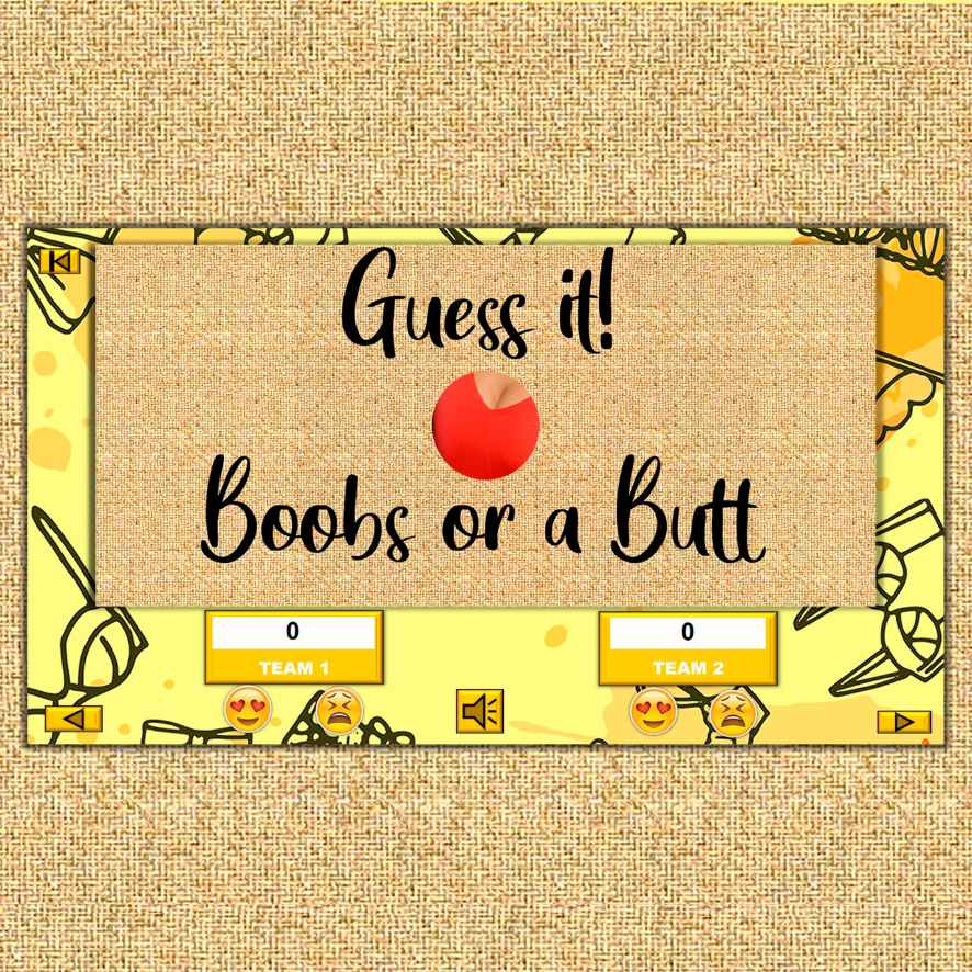 BABY SHOWER GAME BOOBS OR BUTT - Image 3