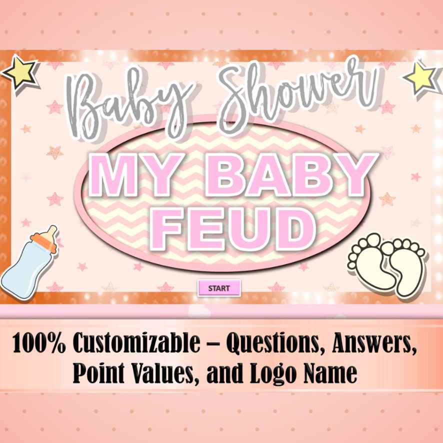 BABY SHOWER GAMES GIRL EDITABLE - Image 3