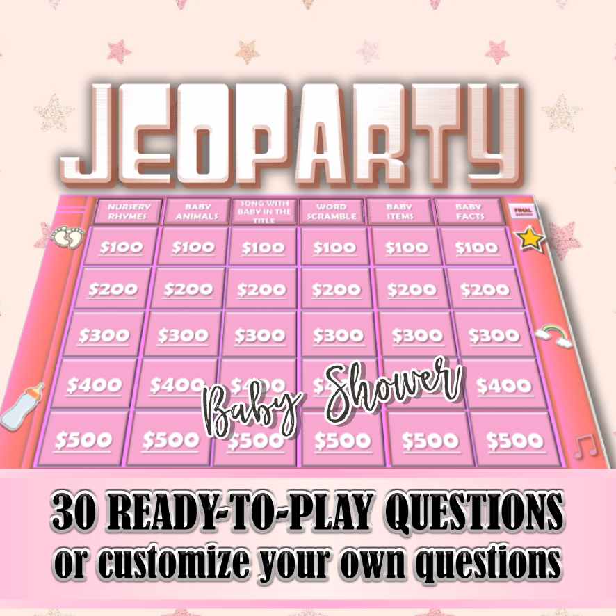 BABY SHOWER GAMES GIRL EDITABLE - Image 6