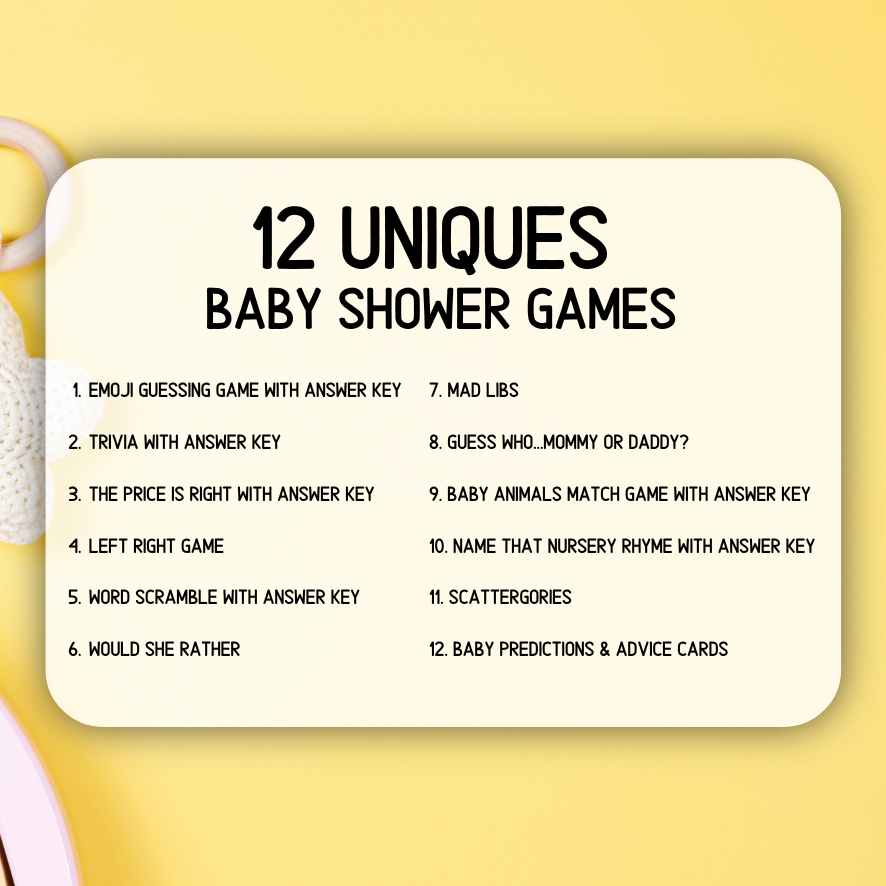 BABY SHOWER GAMES PRINTABLE - Image 7