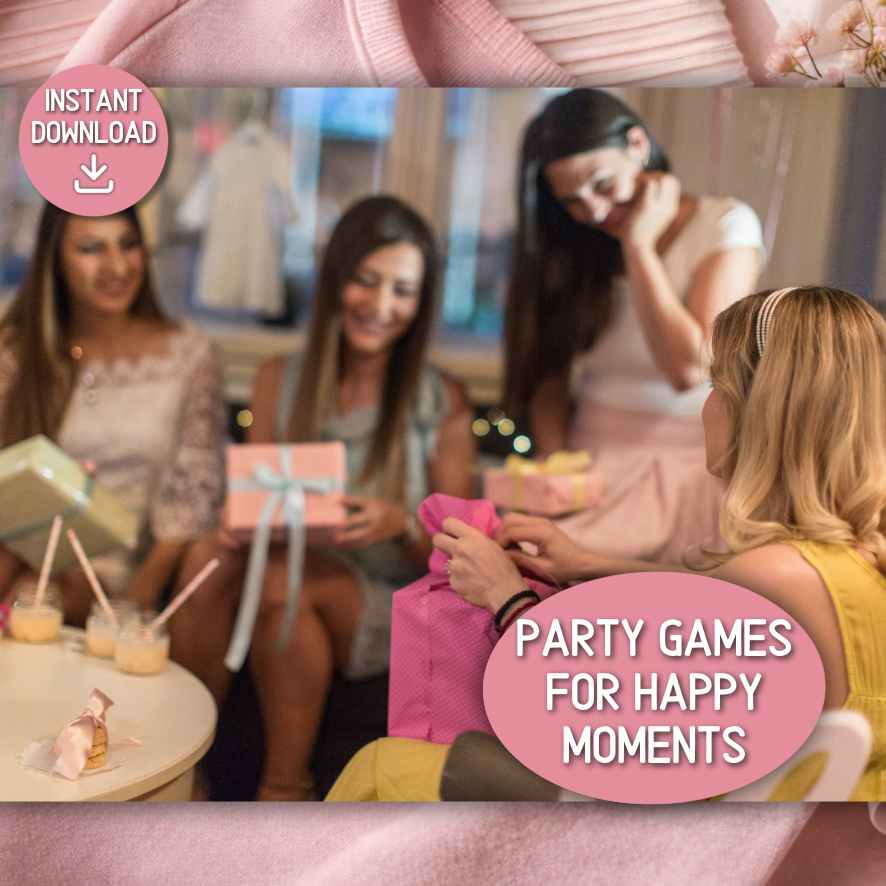 BABY SHOWER GAMES PRINTABLE PINK GIRL - Image 8