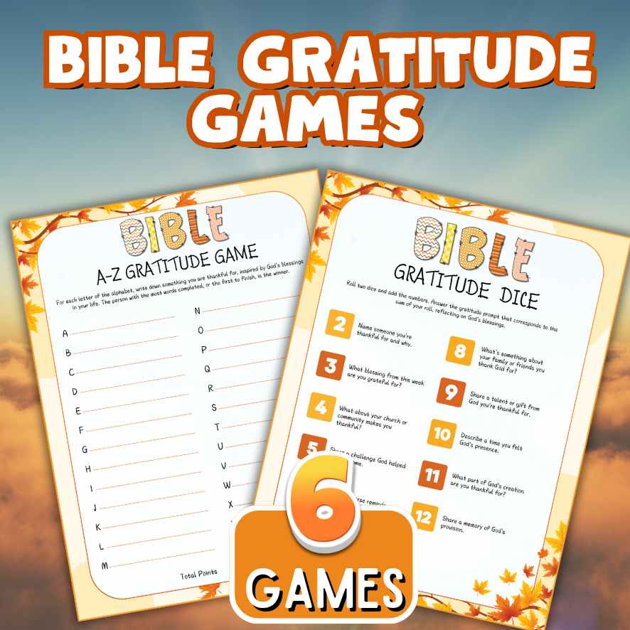 BIBLE GRATITUDE GAMES