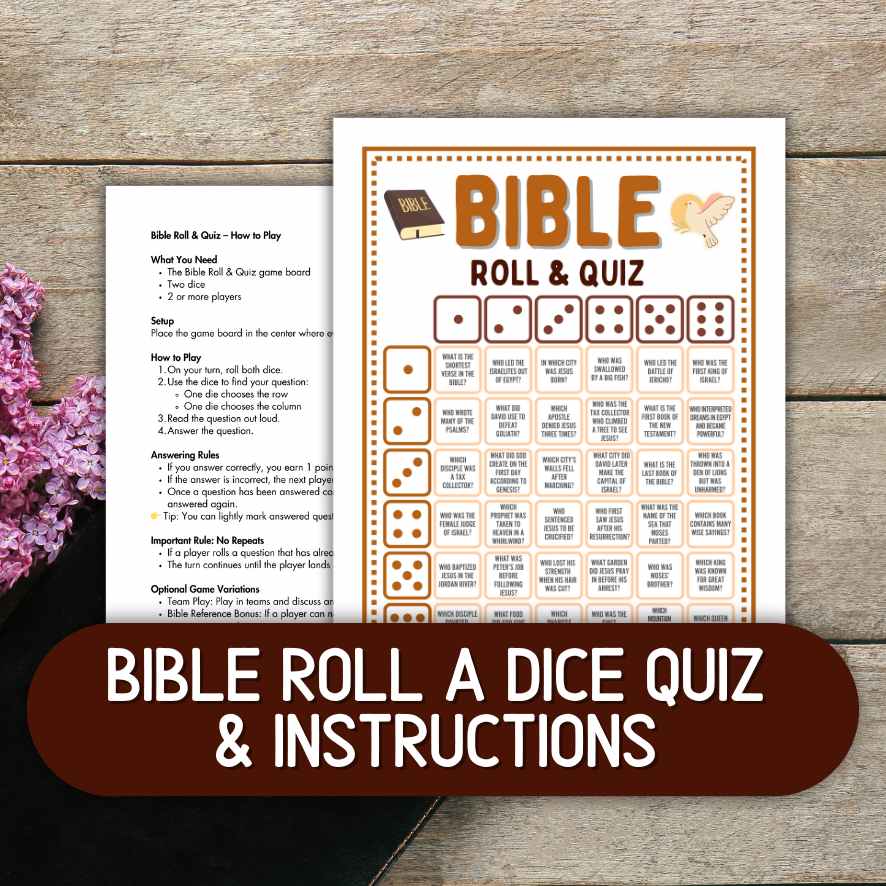 BIBLE ROLL AND QUIZ DICE GAME - Image 2