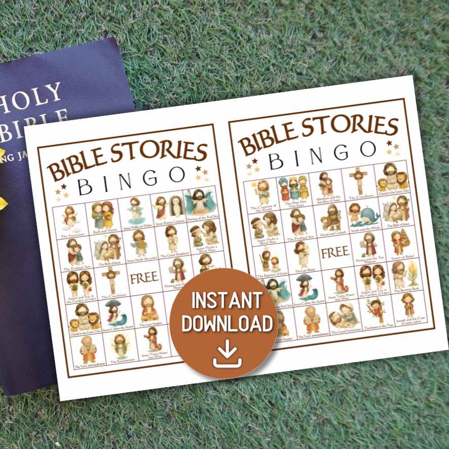 BIBLE STORIES 100 BINGO CARDS - Image 5