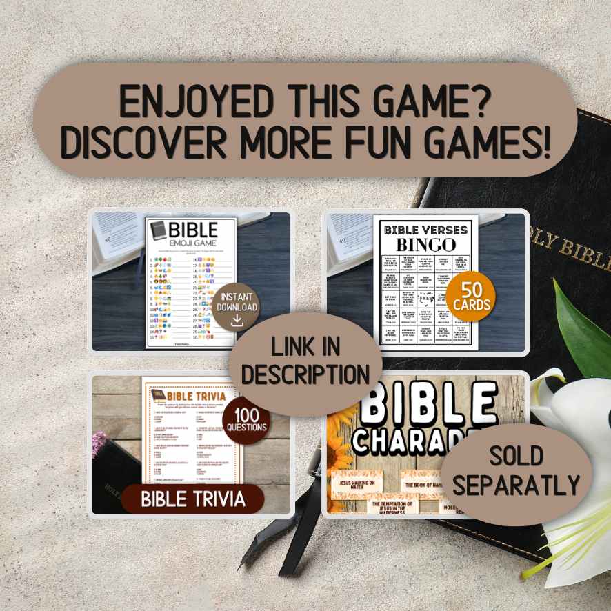 BIBLE BINGO PRINTABLE - Image 9