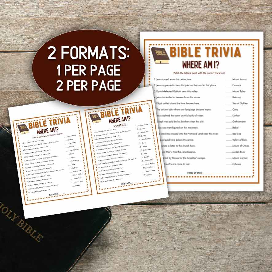 WHERE AM I BIBLE TRIVIA GAME - Image 6