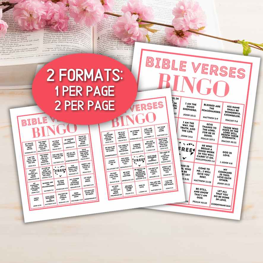 BIBLE VERSES BINGO PRINTABLE - Image 7