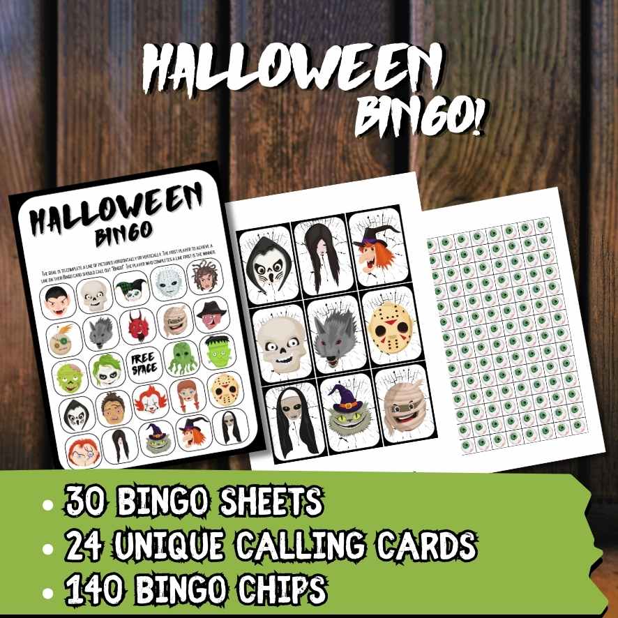 BINGO GAME HORROR MOVIE CHARACTER - Image 3