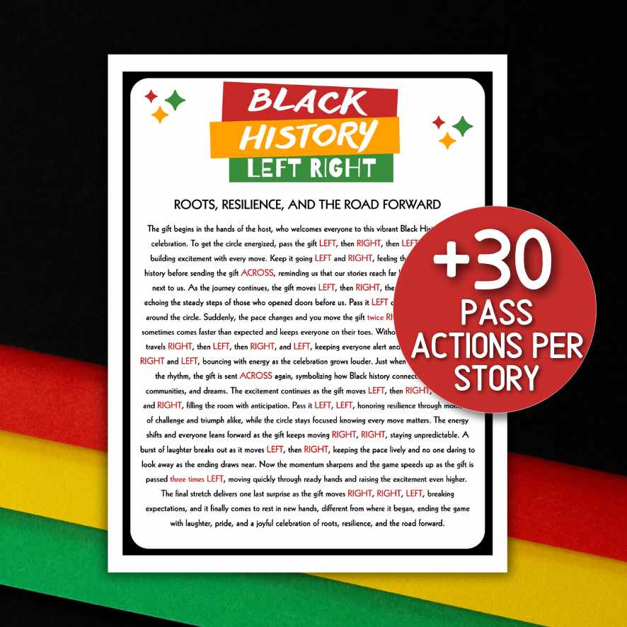 BLACK HISTORY MONTH LEFT RIGHT GAMES - Image 4