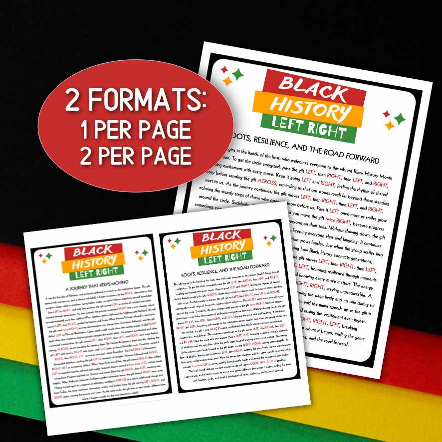 BLACK HISTORY MONTH LEFT RIGHT GAMES - Image 7