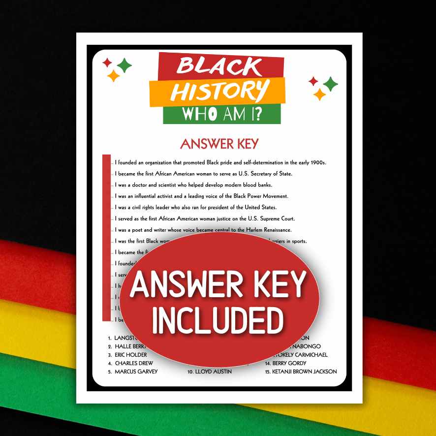 BLACK HISTORY WHO AM I PRINTABLE - Image 4