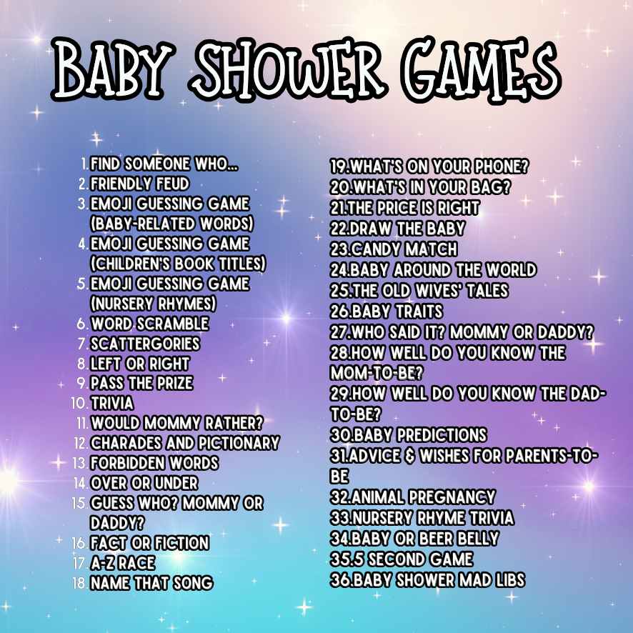 BLUE BABY SHOWER GAMES - Image 4