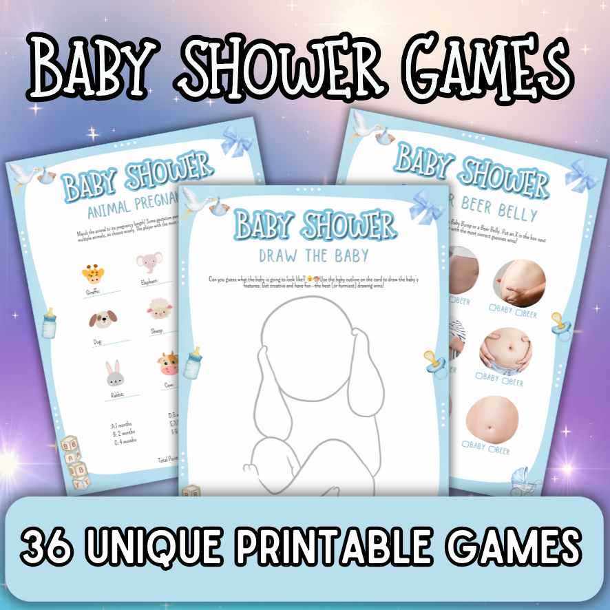 BLUE BABY SHOWER GAMES - Image 5