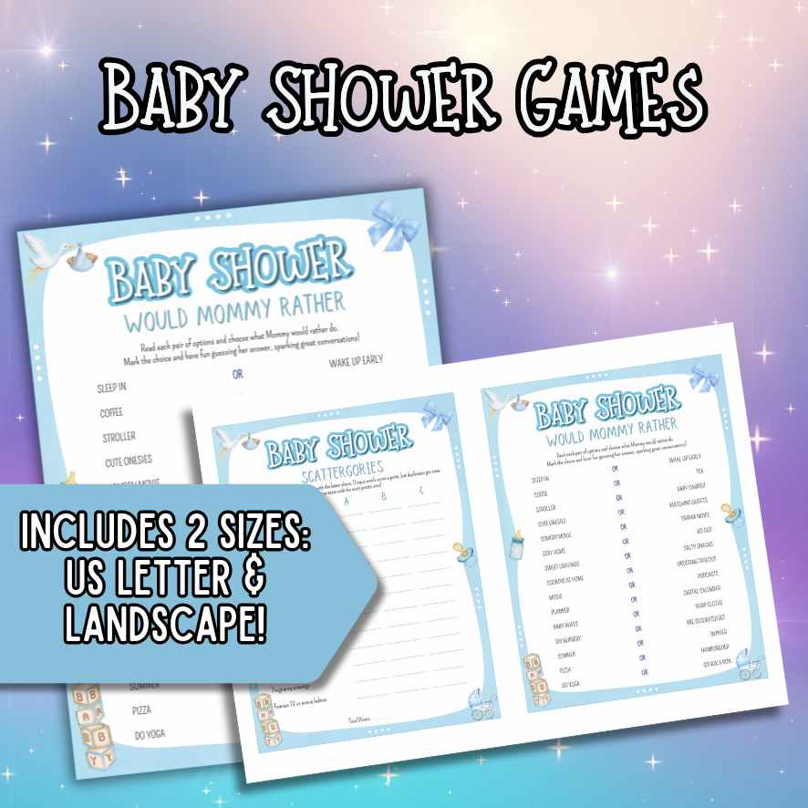 BLUE BABY SHOWER GAMES - Image 6