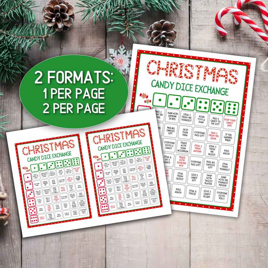 CANDY DICE GAME PRINTABLE - Image 3