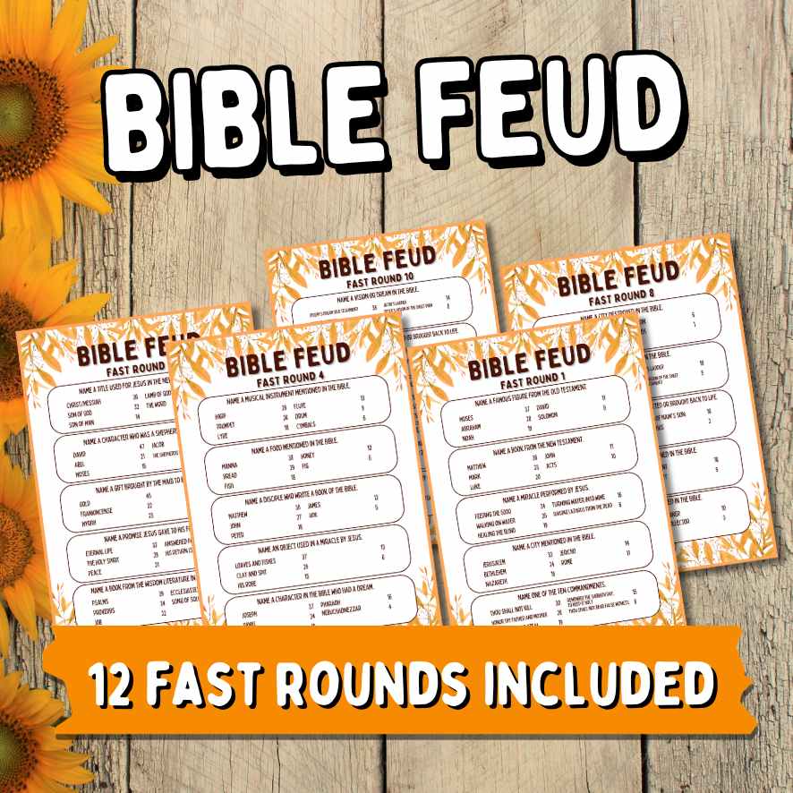 CHRISTIAN BIBLE FEUD GAME PRINTABLE - Image 5