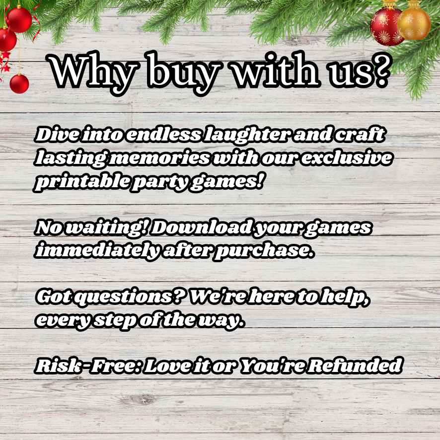 CHRISTMAS BINGO UGLY SWEATER GAME CARDS - Image 7