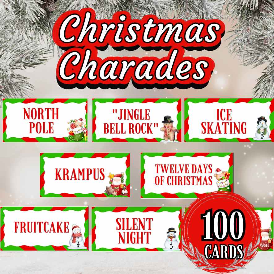 CHRISTMAS GAMES CHARADES