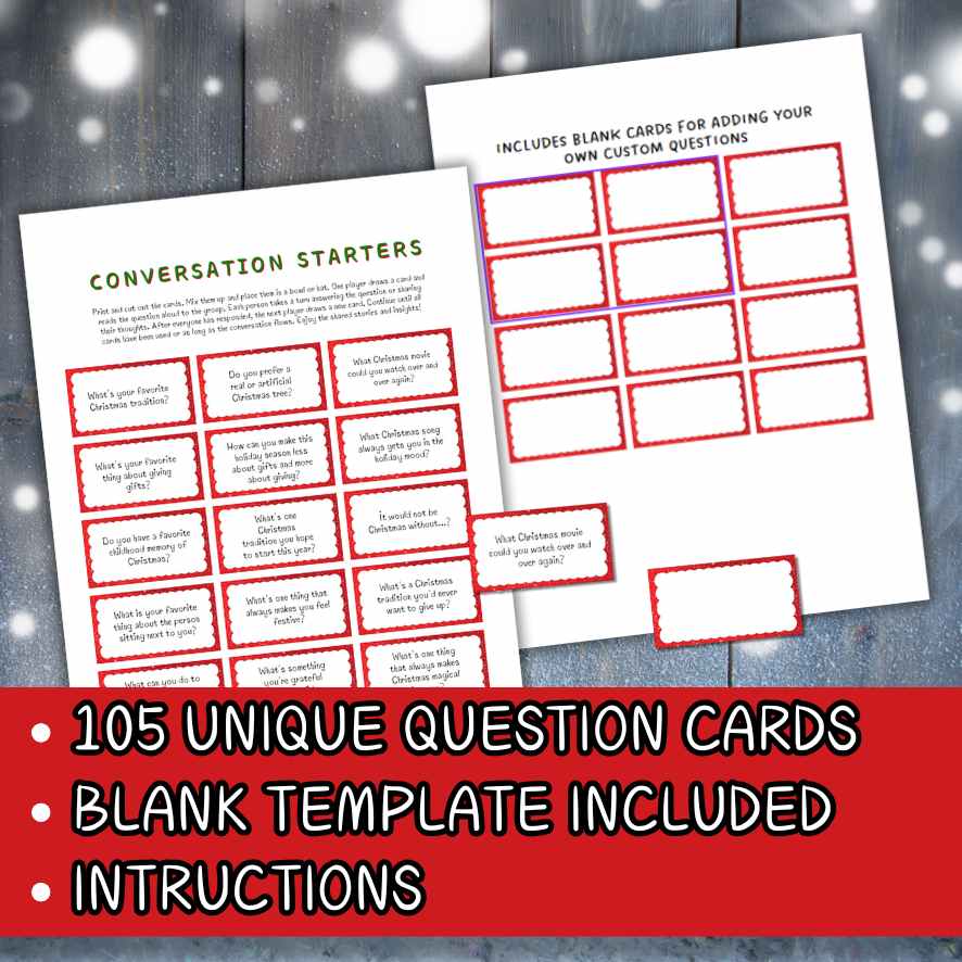 CHRISTMAS CONVERSATION STARTERS - Image 3